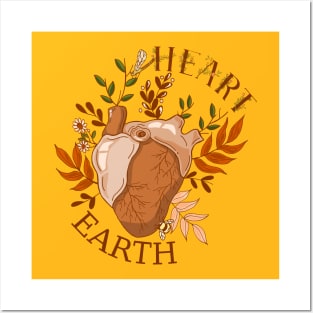 Heart - Earth Posters and Art